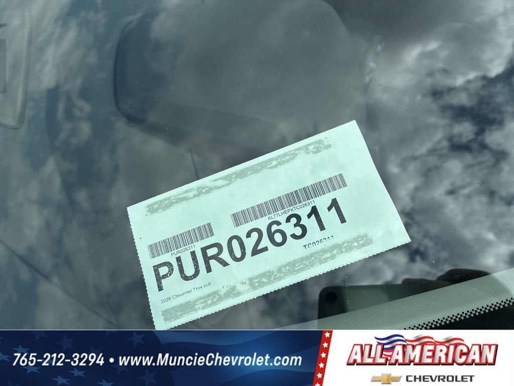 2026 Chevrolet Trax LT