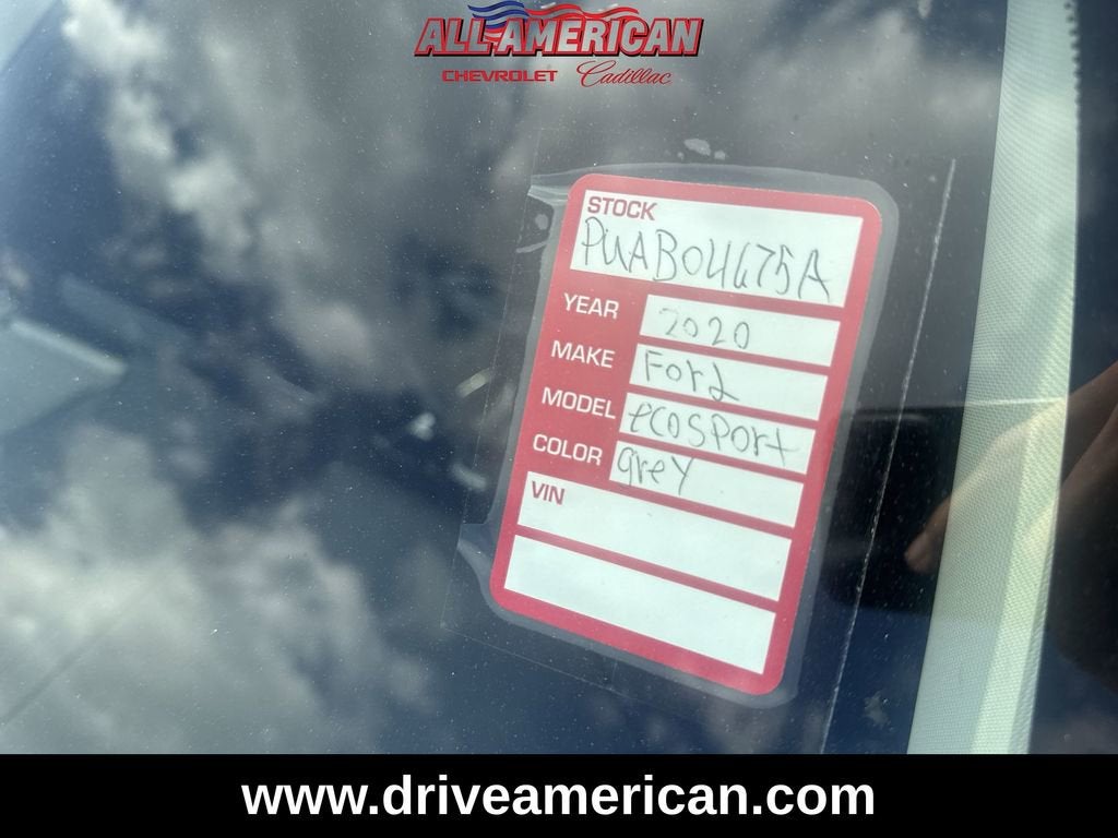 2020 Ford EcoSport SE