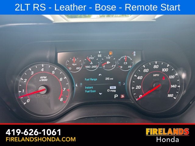 2016 Chevrolet Camaro 2LT RS