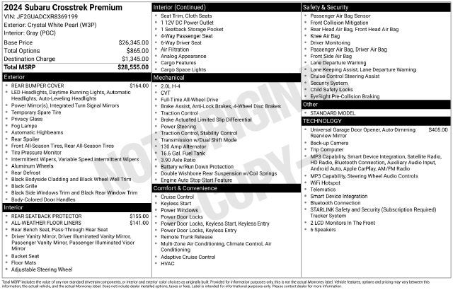 2024 Subaru Crosstrek Premium