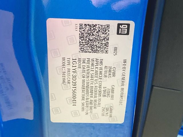 2026 Chevrolet Corvette Z06 3LZ