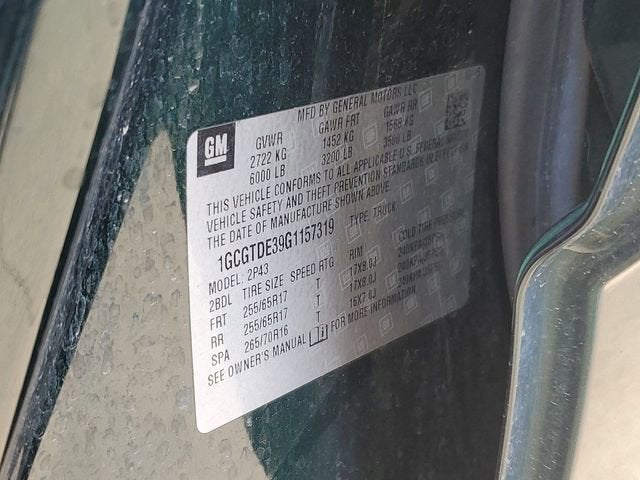 2016 Chevrolet Colorado 4WD Z71