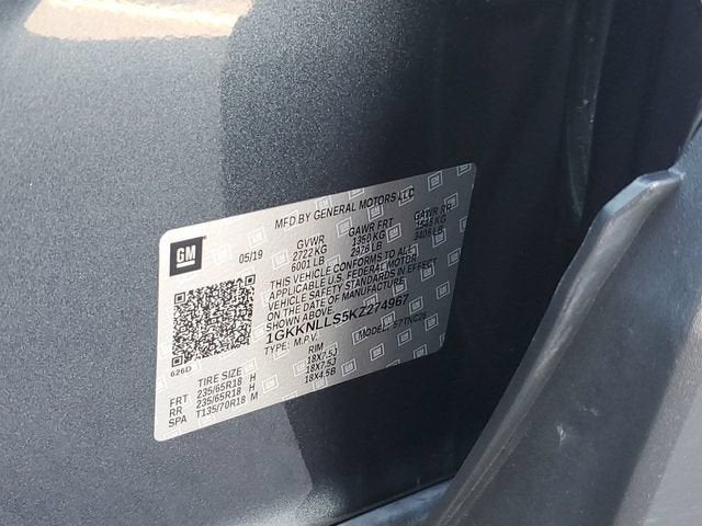 2019 GMC Acadia SLE