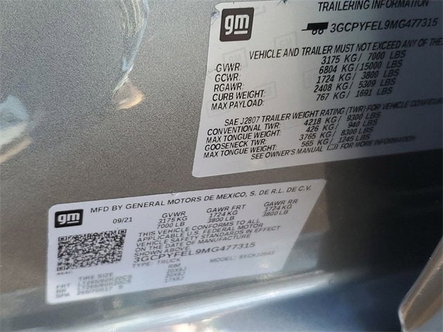 2021 Chevrolet Silverado 1500 LT Trail Boss