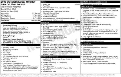 2026 Chevrolet Silverado 1500 RST