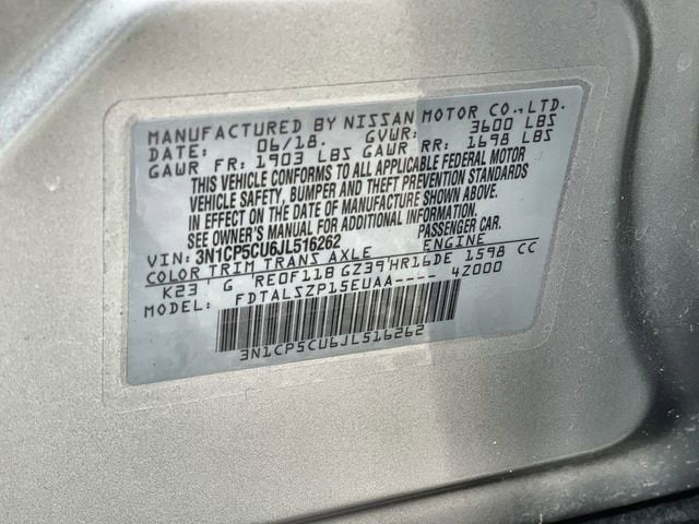 2018 Nissan Kicks SV