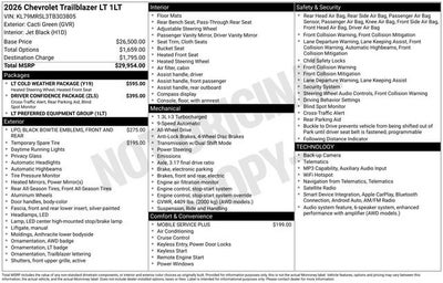 2026 Chevrolet Trailblazer LT