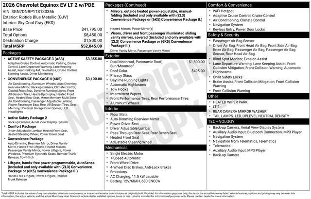2026 Chevrolet Equinox EV LT