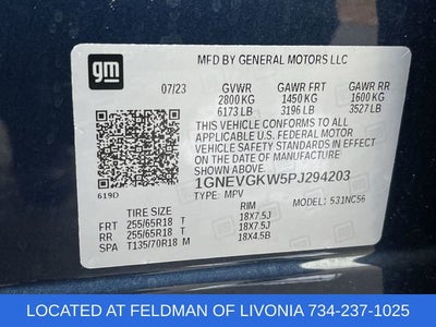 2023 Chevrolet Traverse LT Cloth