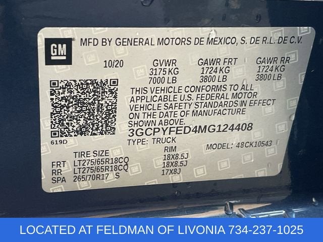 2021 Chevrolet Silverado 1500 LT Trail Boss