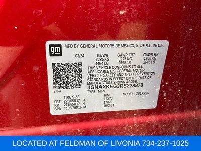 2024 Chevrolet Equinox LT