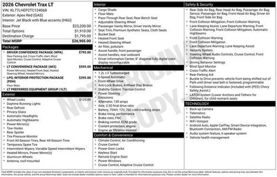 2026 Chevrolet Trax LT
