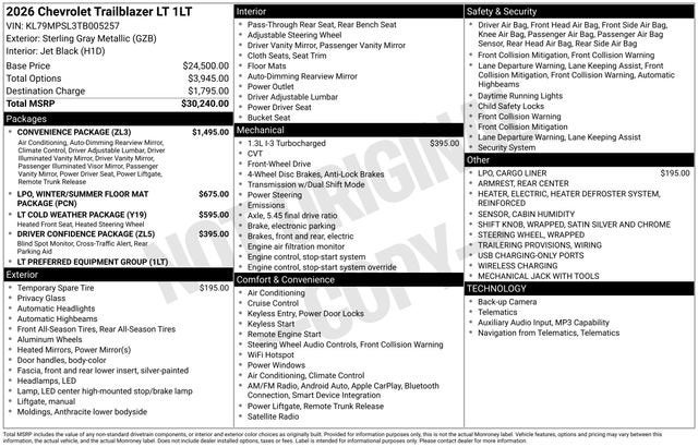 2026 Chevrolet Trailblazer LT