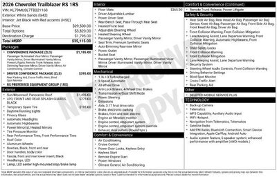 2026 Chevrolet Trailblazer RS