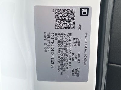 2025 Chevrolet Corvette Stingray 2LT