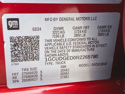 2024 Chevrolet Silverado 1500 LTZ