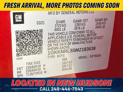 2021 GMC Acadia SLE