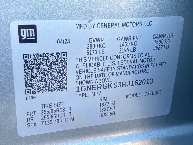 2024 Chevrolet Traverse LT