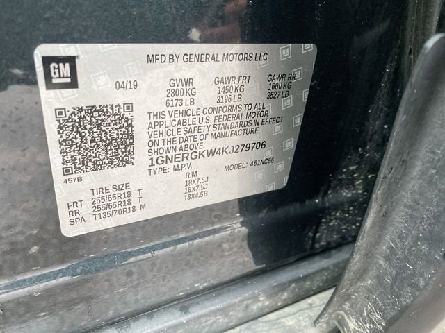 2019 Chevrolet Traverse LT Cloth