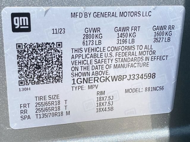 2023 Chevrolet Traverse LT Cloth