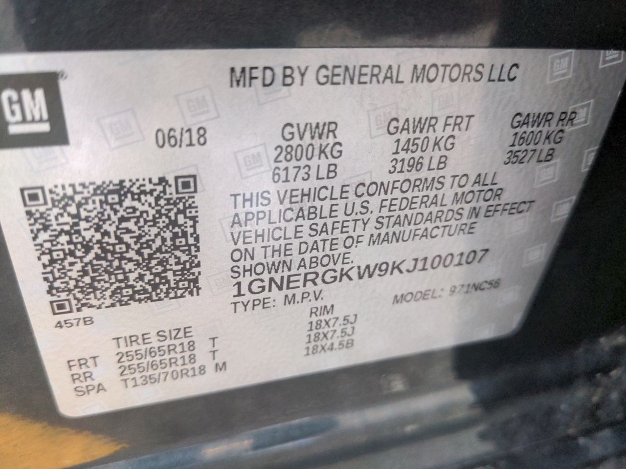 2019 Chevrolet Traverse LT Cloth