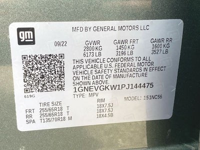 2023 Chevrolet Traverse LT Cloth