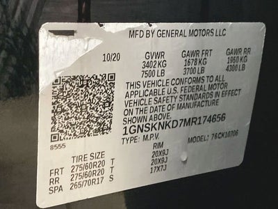 2021 Chevrolet Tahoe LT