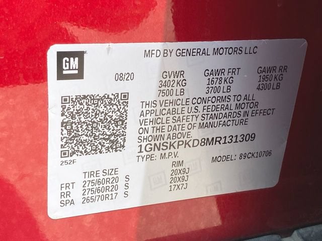 2021 Chevrolet Tahoe Z71