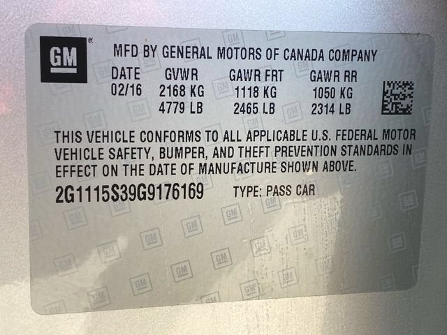 2016 Chevrolet Impala LT