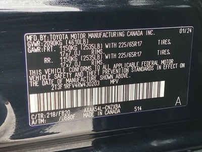 2024 Toyota RAV4 LE