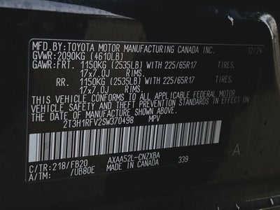 2025 Toyota RAV4 LE