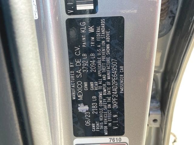 2023 Kia Forte LXS