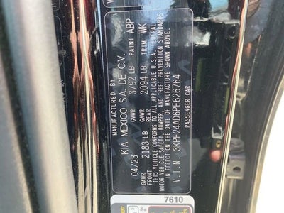 2023 Kia Forte LXS