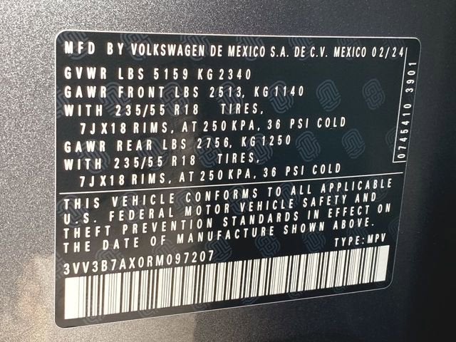 2024 Volkswagen Tiguan SE