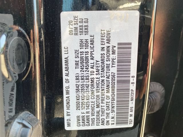 2021 Honda Pilot AWD EX