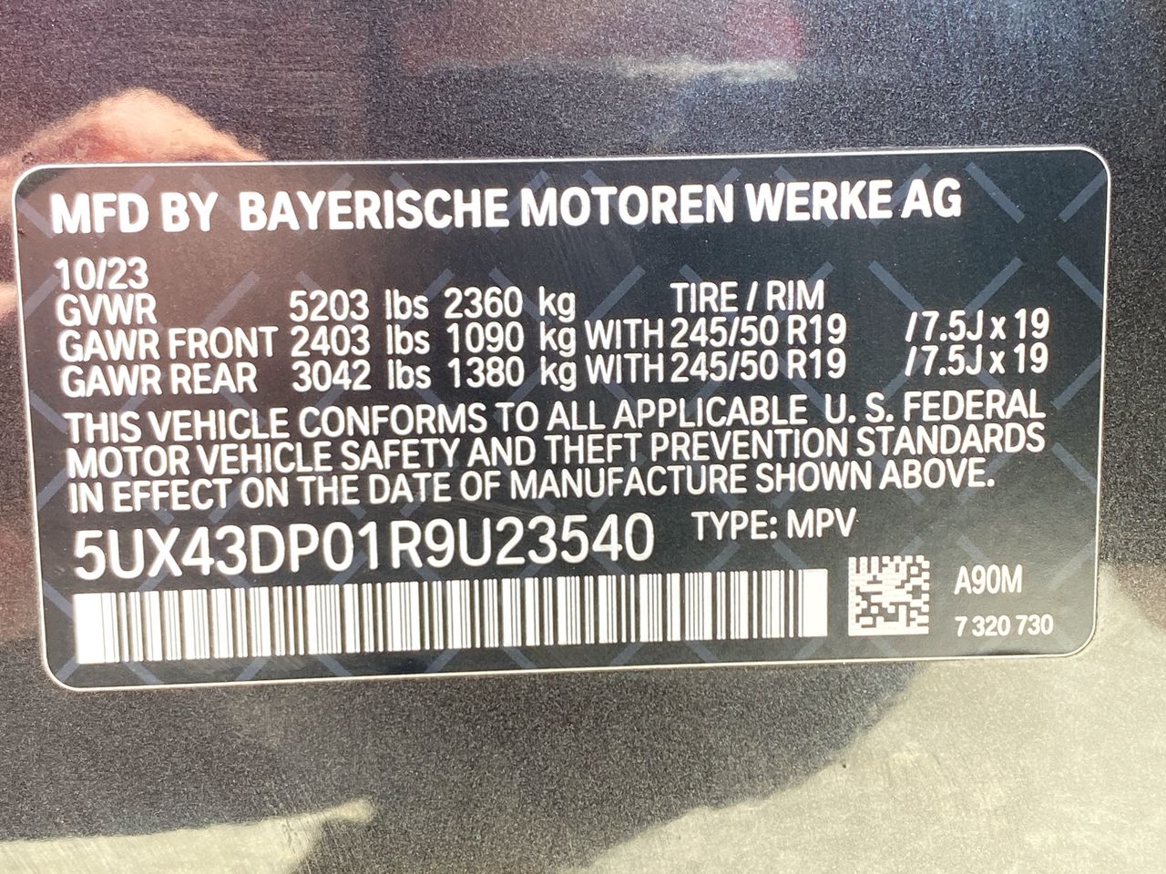 2024 BMW X3 sDrive30i