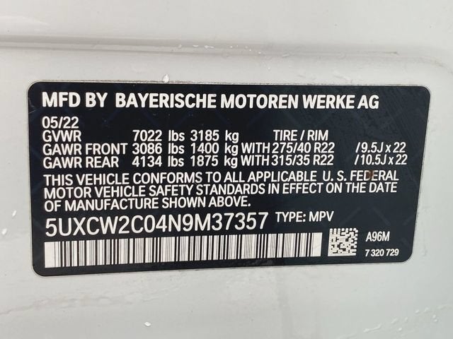 2022 BMW X7 xDrive40i