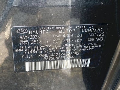 2023 Hyundai Sonata Limited