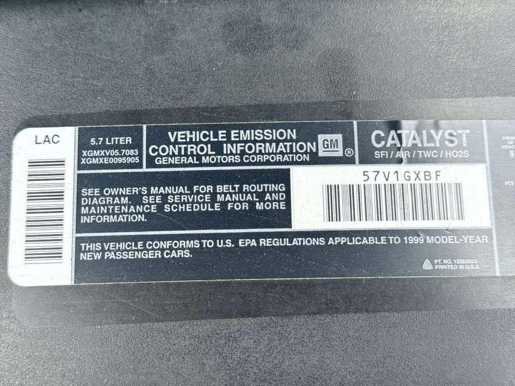 1999 Chevrolet Corvette Base