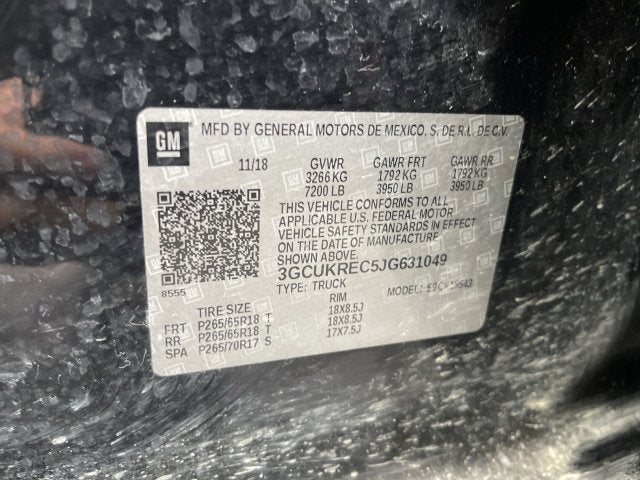 2018 Chevrolet Silverado 1500 LT